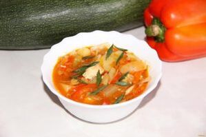Vegetable soup for keto diet