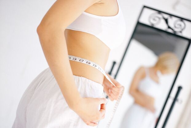 Monitor the results of weight loss on a weekly basis using an express diet