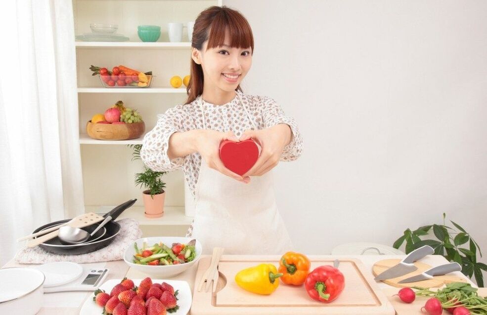 Japanese diet for young and healthy people